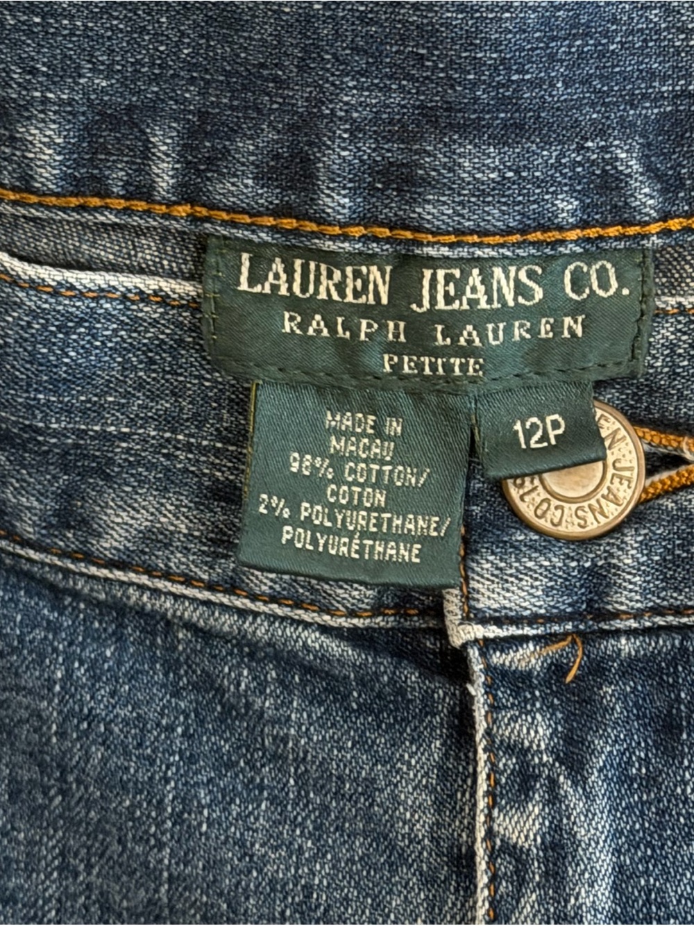 Polo by Ralph Lauren Classic Blue Bootcut Jeans - Picture 5 of 7